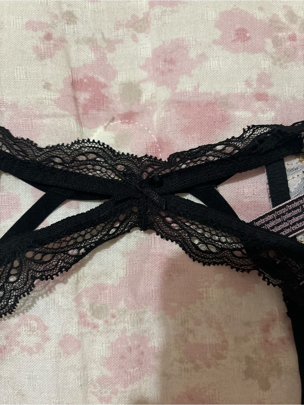 NWT Victoria’s Secret Floral Garter Belt - Picture 3 of 6